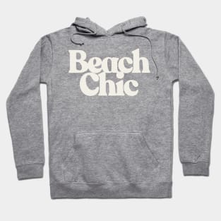 Beach Chic - Summer Typographic Design Hoodie